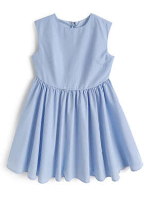 ノースリーブフレアミニワンピース