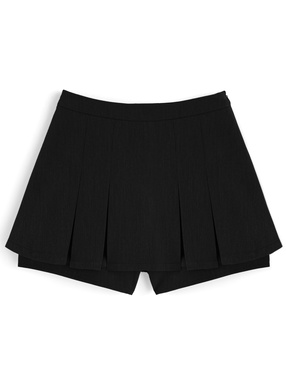 プリーツミニスカートパンツ