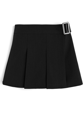 ベルトプリーツキュロット