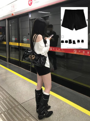 センターシームショートパンツ