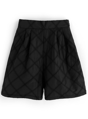 キルティングショートパンツ