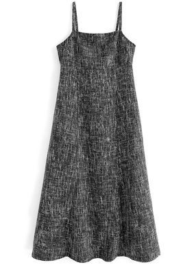 ツイードキャミワンピース