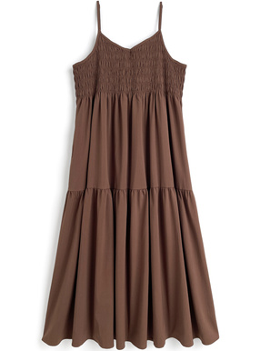 シャーリングキャミソールワンピース