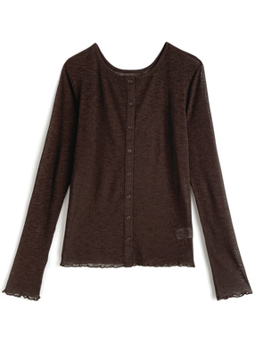 前後2Wayシアーメロウカーディガン