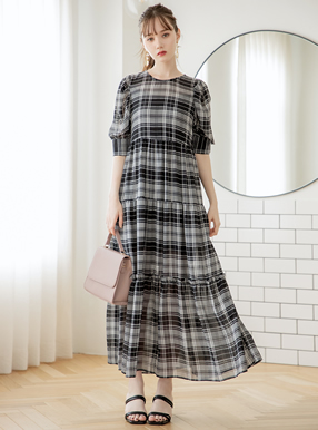 フレアスリーブダルメシアン柄カシュクールワンピース Ac1470 レディースファッション通販のグレイル Grl 公式