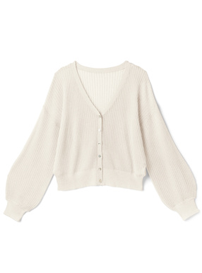 シアーストライプカーディガン