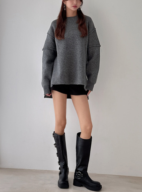 ビッグニットトップス