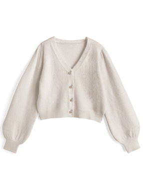 パールニットカーディガン