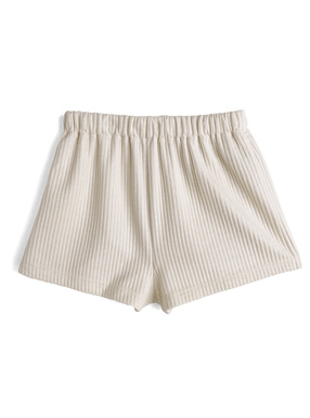 リブショートパンツ