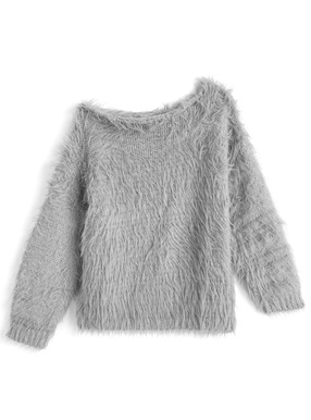 2Wayシャギーニットトップス