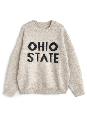 ロゴニットトップス