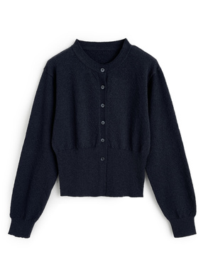 ウエストシェイプニットカーディガン