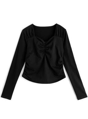 ギャザーデザイントップス