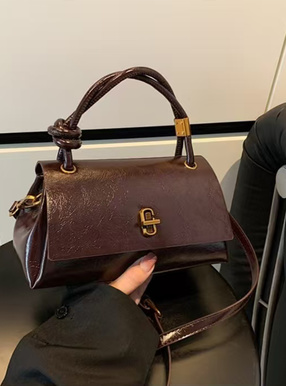 2Wayツイストワンハンドルフラップバッグ