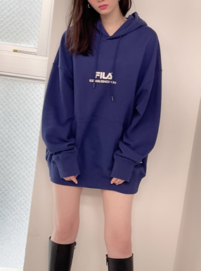 FILAフード付きパーカー