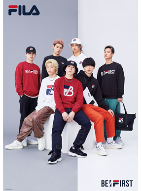 FILA×BE:FIRST ノベルティ付きロゴプリントスウェット