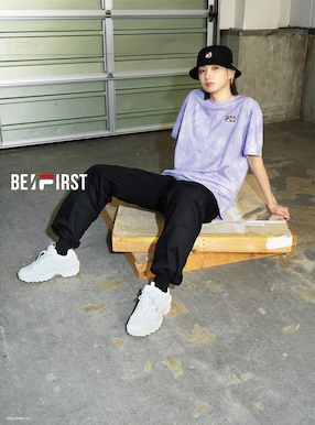FILA×BE:FIRST ノベルティ付きコラボタイダイプリントTシャツ