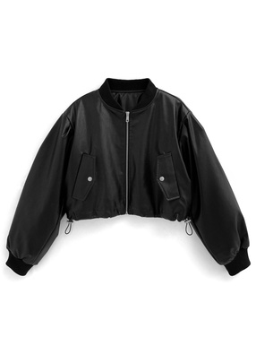 ショート丈レザージャケット
