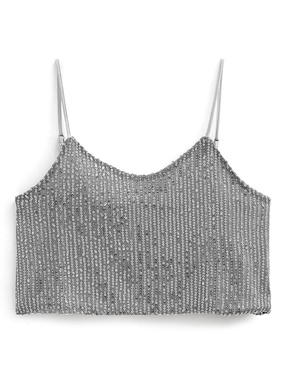 スパンコールキャミビスチェ