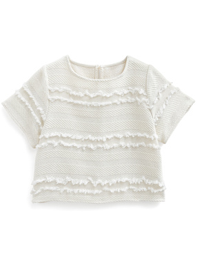 フリンジボーダートップス