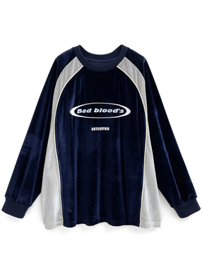 ユニフォームロゴベロアトップス