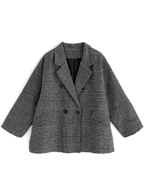 テーラードジャケット(グレー) | レディースファッション通販の