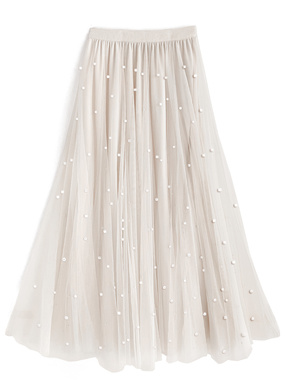 フレアスカート(ホワイト・白) | レディースファッション通販の