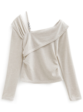 2Waｙビットオフショルダートップス