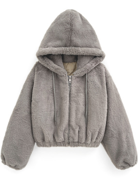 フードジップファーブルゾン