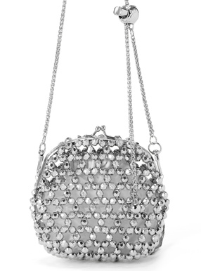 ビーズがま口ショルダーバッグ