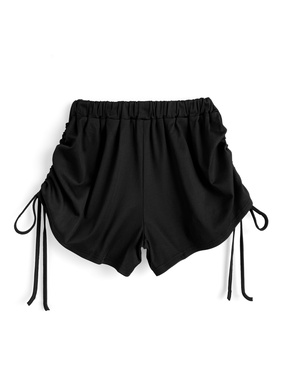 サイドドロストリボンショートパンツ
