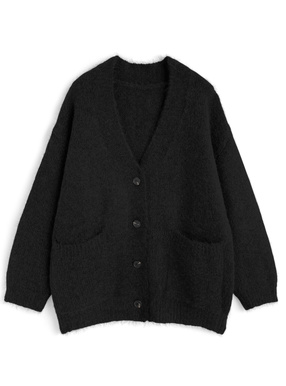 Vネックニットカーディガン