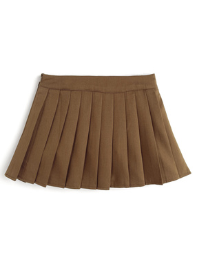 インパン付きプリーツミニスカート