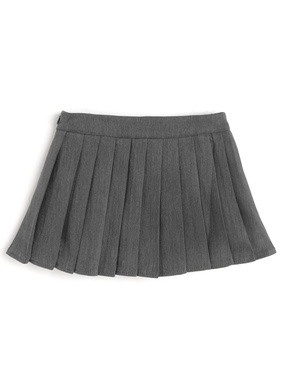 インパン付きプリーツミニスカート