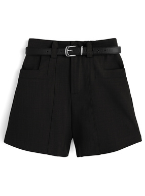 ベルト付きショートパンツ