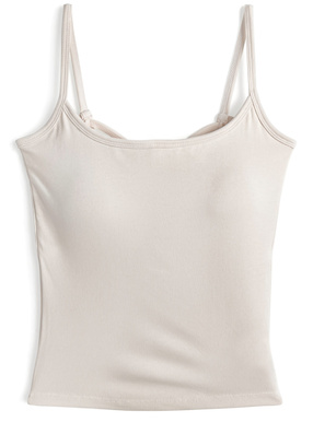 カップ付きバッククロスキャミソール