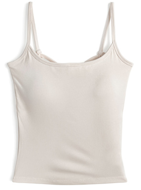 カップ付きバッククロスキャミソール
