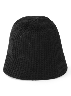 透かし編みバケットハット