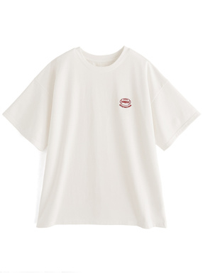 アメフトボール刺繍ルーズTシャツ