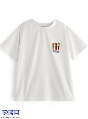 PEZ　刺繍Tシャツ