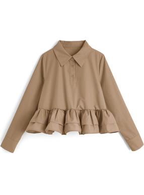 ティアードフリルトップス