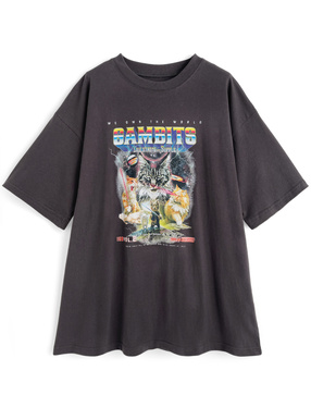 キャットプリントTシャツ