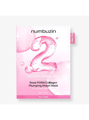 numbuzin  2番 ローズPDRN コラーゲン ぷるぷるマスク5枚入り