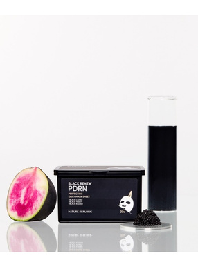 NATUREREPUBLIC ブラックPDRNデイリーシートマスク