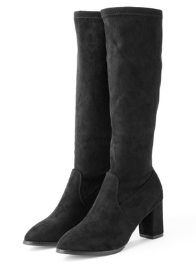 ポインテッドトゥロングブーツ