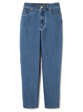 テーパードストレッチデニムパンツ