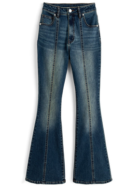 フレアデニムパンツ