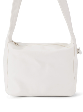 レザースクエアドロストショルダーバッグ