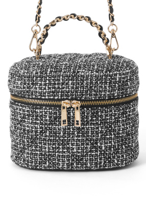 2Wayツイードバニティバッグ