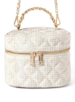 2Wayツイードバニティバッグ